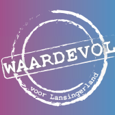 Waardevol logo met achtergrond